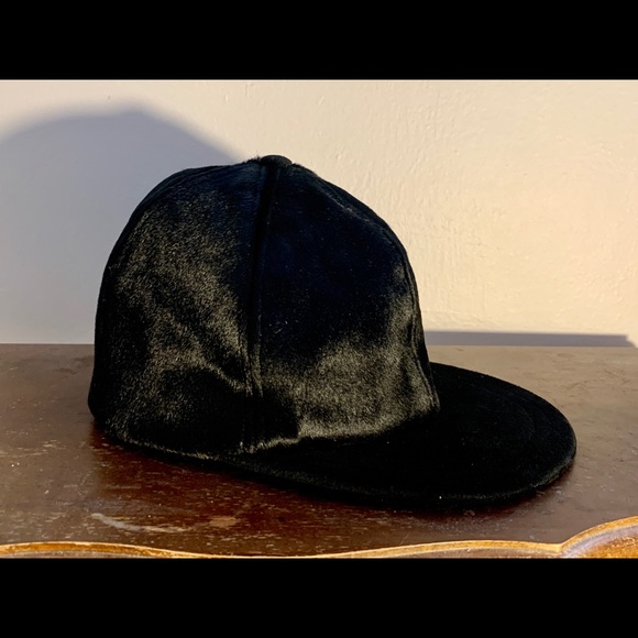 Eugenia Kim Darien Suede Calf Hair Baseball Cap - Picture 4 of 9